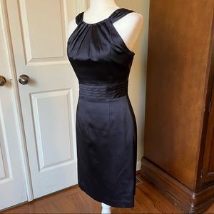 Semi-formal dress - satin - gray/navy - Antonio Melani - sleeveless - 2